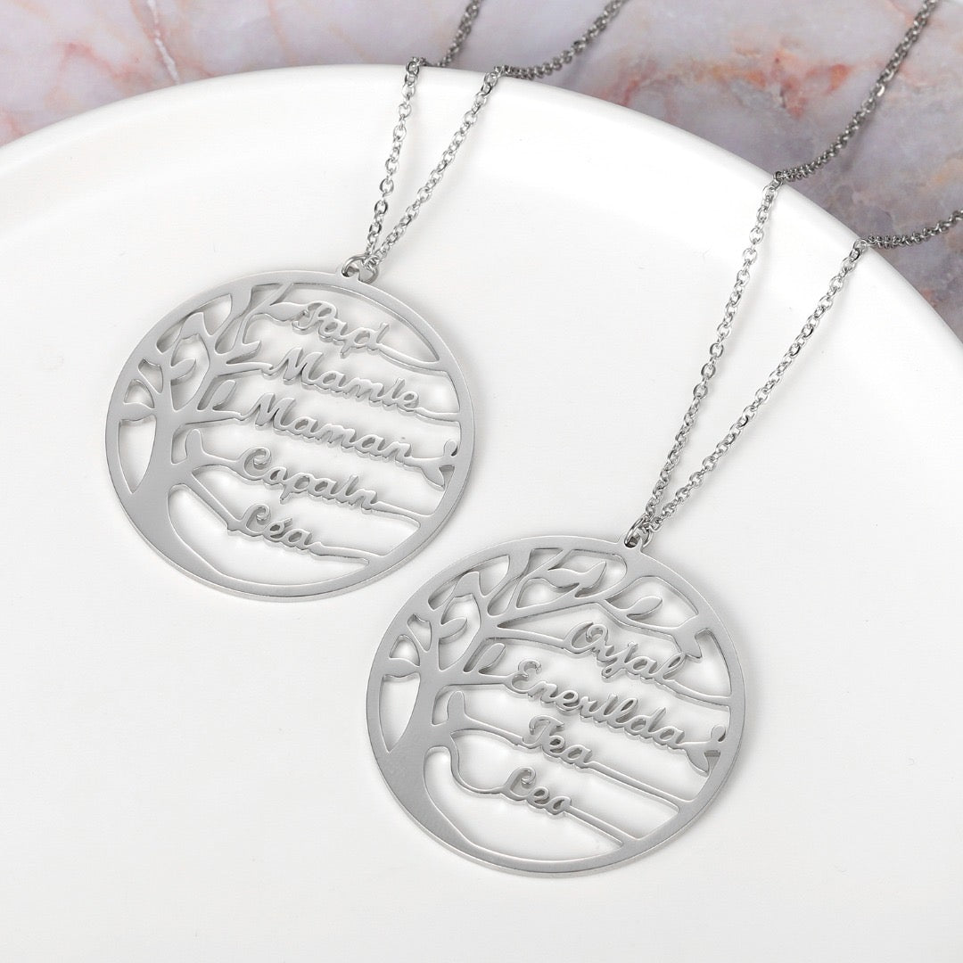 ArbreDeFamille® | Collier d'arbre de famille pour vos proches