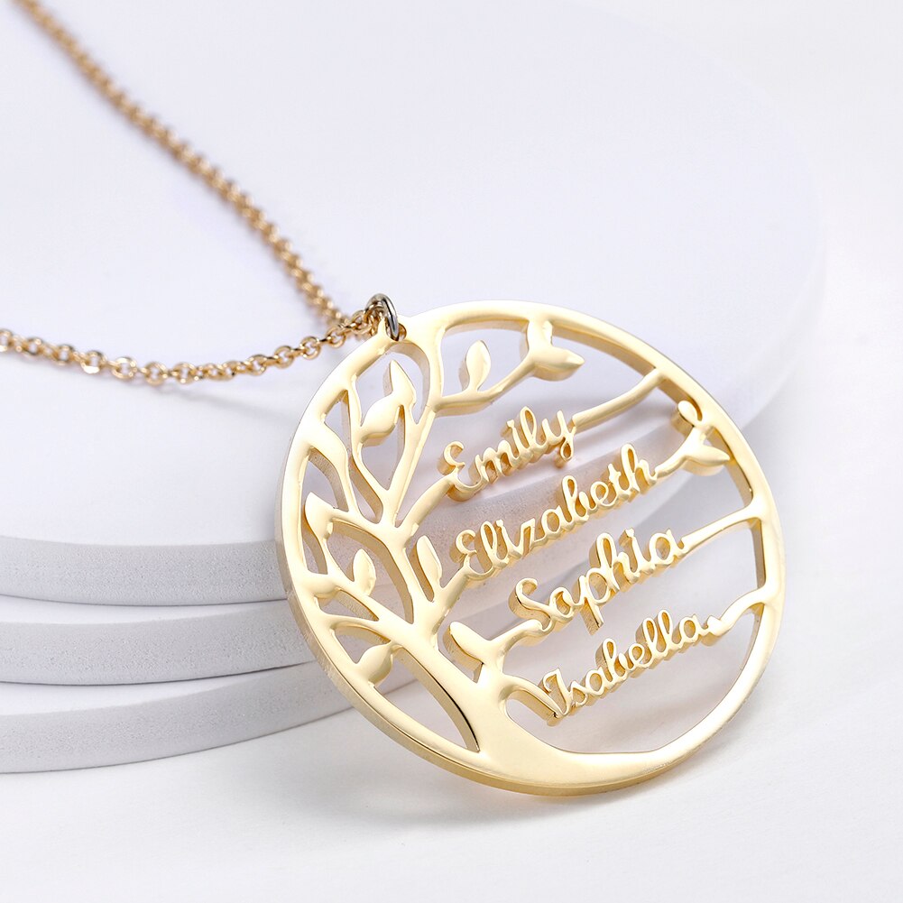 ArbreDeFamille® | Collier d'arbre de famille pour vos proches