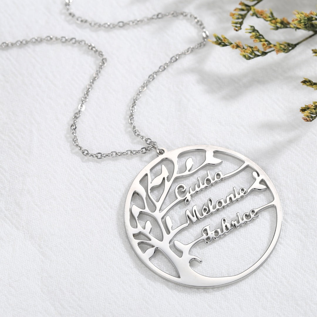 ArbreDeFamille® | Collier d'arbre de famille pour vos proches